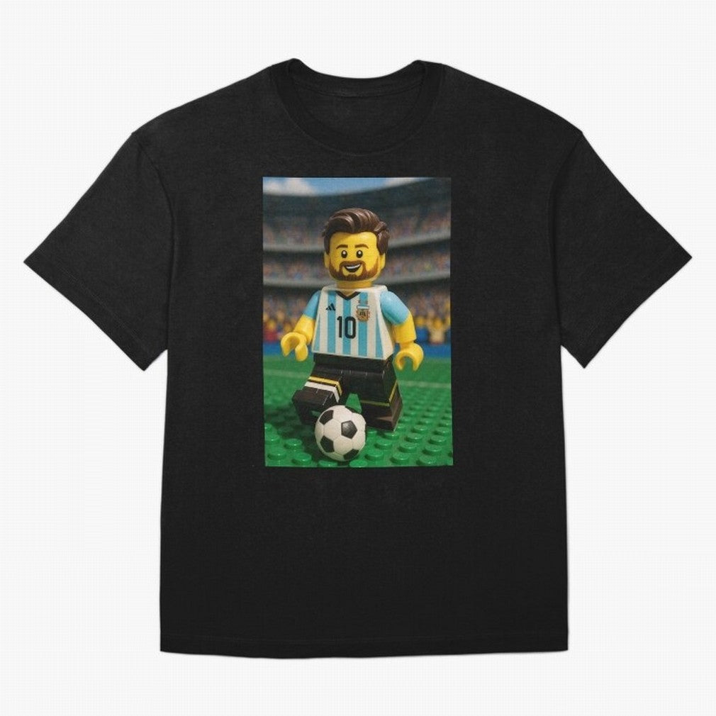 Block Leo Oversized T-Shirt Relive Legendary Nights from FIFA World Cup 2026 Featuring Haaland and Mbappe, Portugal Energy, Vintage Soccer Flavor, Modern Football Stars, National Flags and Final Night Emotion; Ideal for Fans Who Follow Messi,