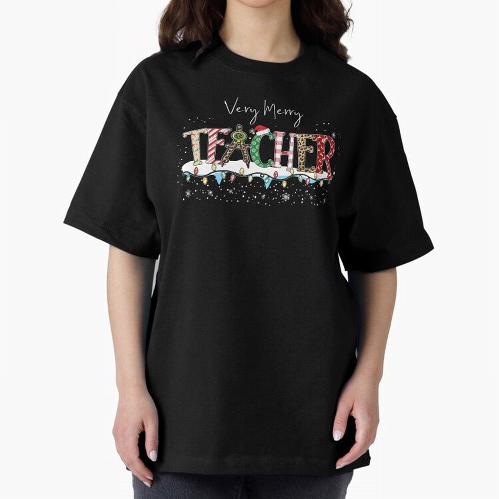 Christmas Teacher Tee, Teacher Holiday Classic T-Shirt Enjoy the Biggest Football Party of Global Football Passion for FIFA World Cup 2026 USA Canada Mexico, Filled with Messi, Neymar and Mbappe, Germany, Vintage Soccer Flavor, Modern Football