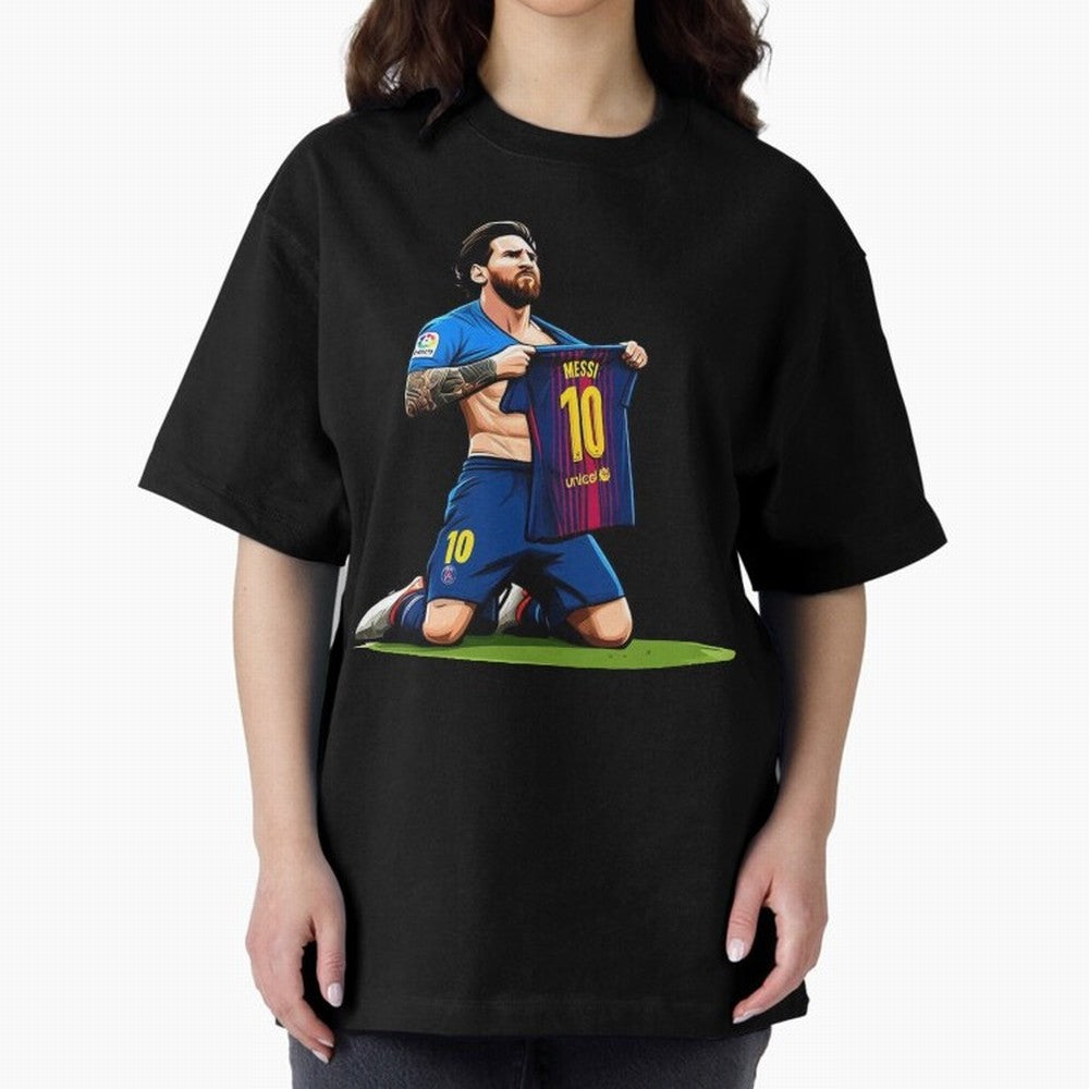 Lionel Messi's Barcelona T-Shirt 10 Classic T-Shirt Cheer through Every Moment of the FIFA World Cup 2026 Journey through Haaland and Mbappe Highlights, England and Germany Pride, Vintage Soccer Flavor, Modern Football Stars, National Flags and