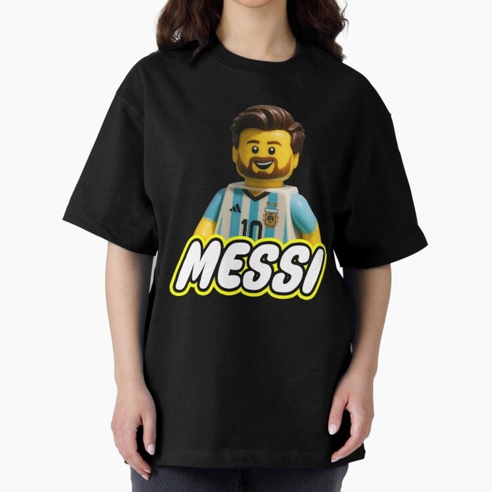 Block Leo Oversized T-Shirt Make Every Match About FIFA World Cup 2026 Group Stage Spirit, Filled with Brazil, Messi, Fan Favorite Moments, National Team Passion, Big Match Drama and Soccer History; Ideal for Fans Who Follow Messi, Cristiano