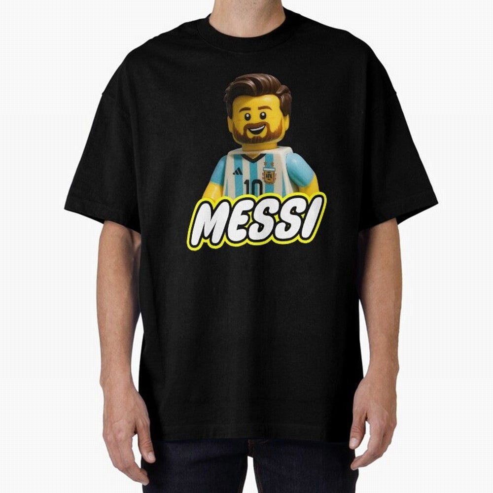 Block Leo Oversized T-Shirt Make Every Match About FIFA World Cup 2026 Group Stage Spirit, Filled with Brazil, Messi, Fan Favorite Moments, National Team Passion, Big Match Drama and Soccer History; Ideal for Fans Who Follow Messi, Cristiano