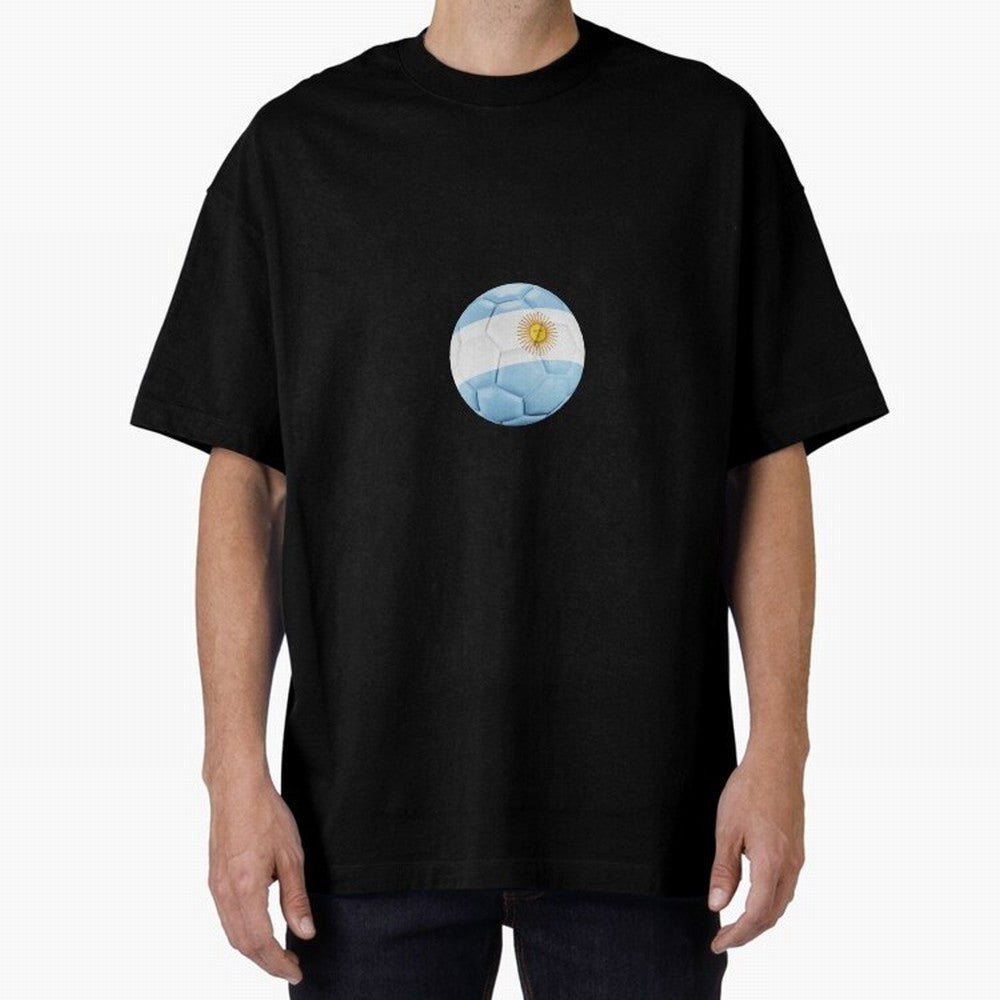 Argentina Soccer Oversized T-Shirt Cheer for Match Day Hype around FIFA World Cup 2026, Haaland and Mbappe, Argentina and Brazil, Game Day Rituals, Football Legends, Country Pride and the Road to the Final; Perfect for People Who Love Argentina,