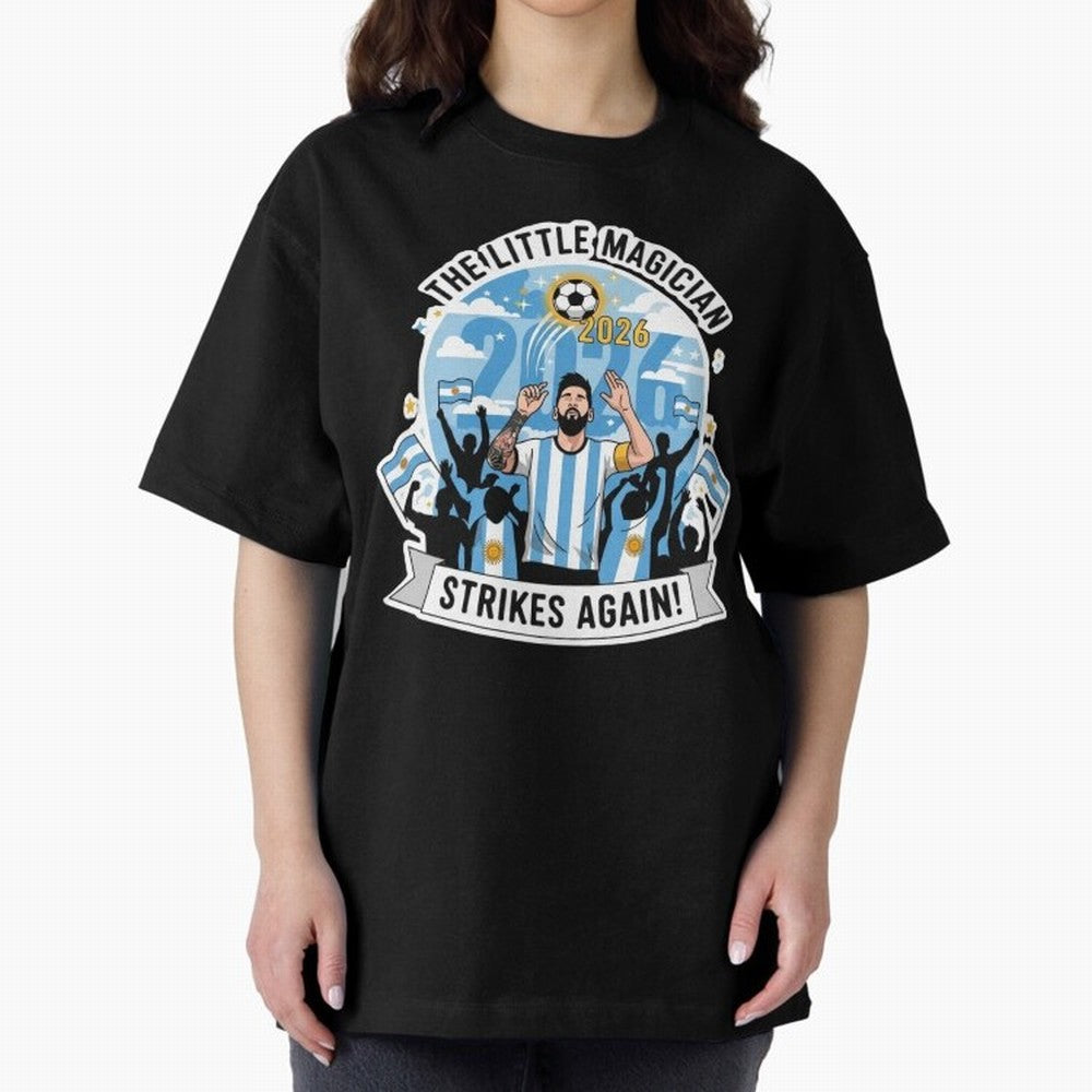 Messi - the little magician strikes again Classic T-Shirt Back Your Heroes with the FIFA World Cup 2026 Group Stage Journey through Messi, CR7 and Mbappe Highlights, England, France and Netherlands Pride, Global Supporter Spirit, Legendary Goals,