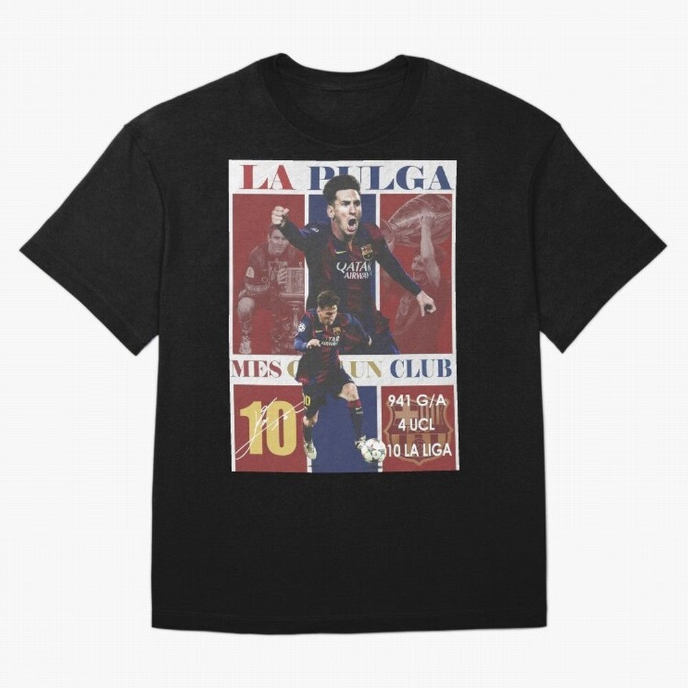 Lionel Messi 2015 Barcelona Poster- Iconic La Liga Hero Art Print Classic T-Shirt Support Global Football Passion for FIFA World Cup 2026 USA Canada Mexico, Built around CR7 and Messi, England, France and Netherlands, Worldwide Fan Energy, Dramatic