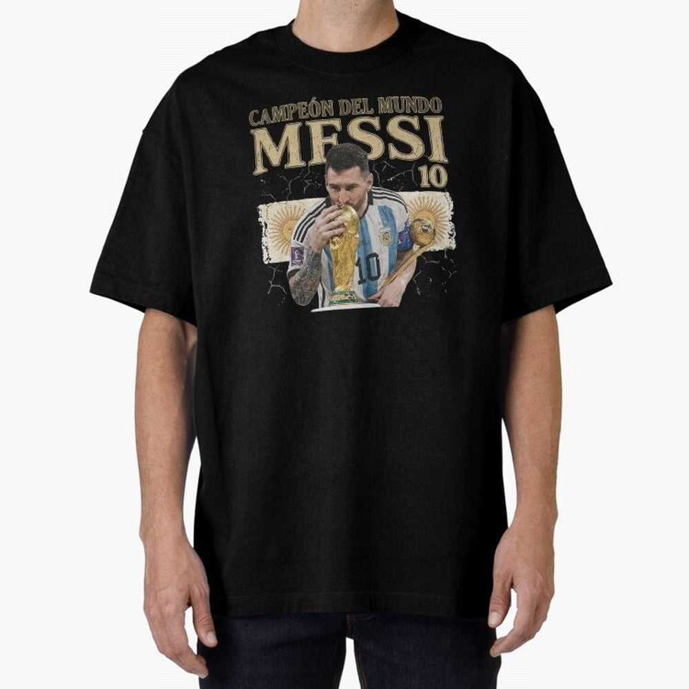 Lionel Messi World Cup 2022 Winner Vintage Art - Argentina 10 Classic T-Shirt Remember FIFA World Cup 2026 for Fans of Haaland and Spain, Bringing Football History, Final Match Energy, Crowd Noise and Once in a Lifetime Moments; Perfect for