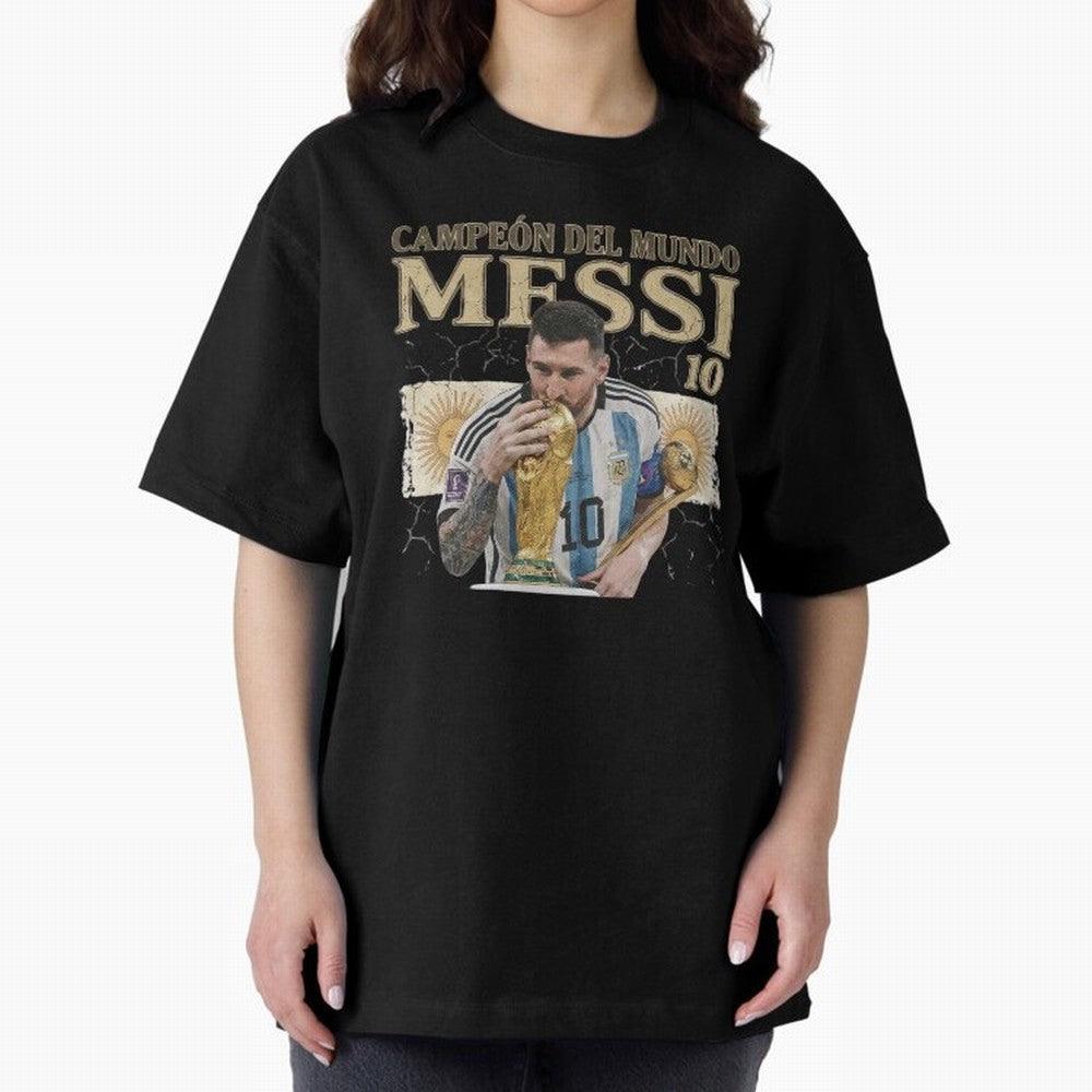 Lionel Messi World Cup 2022 Winner Vintage Art - Argentina 10 Classic T-Shirt Remember FIFA World Cup 2026 for Fans of Haaland and Spain, Bringing Football History, Final Match Energy, Crowd Noise and Once in a Lifetime Moments; Perfect for