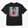 Vibrant Artistic Portrait of Lionel Messi (GOAT) - Digital painting (Version 2) Classic T-Shirt Celebrate the Magic of FIFA World Cup 2026 Group Stage Spirit, Connected to Argentina, Neymar, Haaland and Cristiano Ronaldo, Football Festival