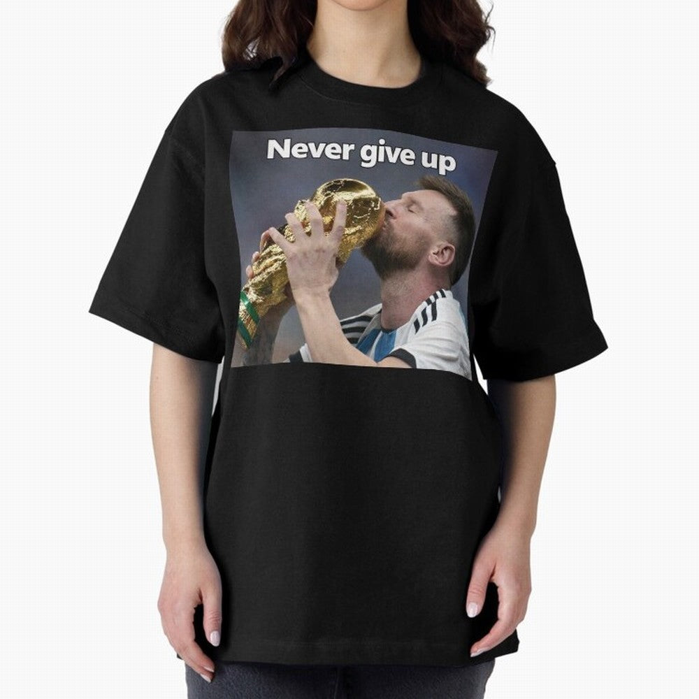 Messi Oversized T-Shirt Get Ready for FIFA World Cup 2026 Group Stage for Fans of Mbappe and Portugal, Bringing Football History, Final Match Energy, Crowd Noise and Once in a Lifetime Moments; Great for Supporters Who Love Legendary Players,