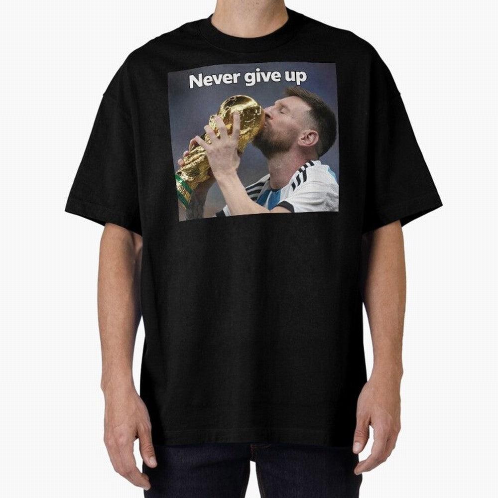 Messi Oversized T-Shirt Get Ready for FIFA World Cup 2026 Group Stage for Fans of Mbappe and Portugal, Bringing Football History, Final Match Energy, Crowd Noise and Once in a Lifetime Moments; Great for Supporters Who Love Legendary Players,