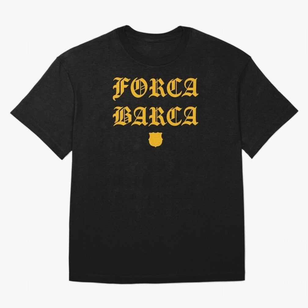 Forca Barca Oversized T-Shirt Honor the Football Icons of the FIFA World Cup 2026 Group Stage Journey through Neymar, Haaland and Cristiano Ronaldo Highlights, Argentina, France and Brazil Pride, Retro Football Energy, Iconic Rivalries, Trophy