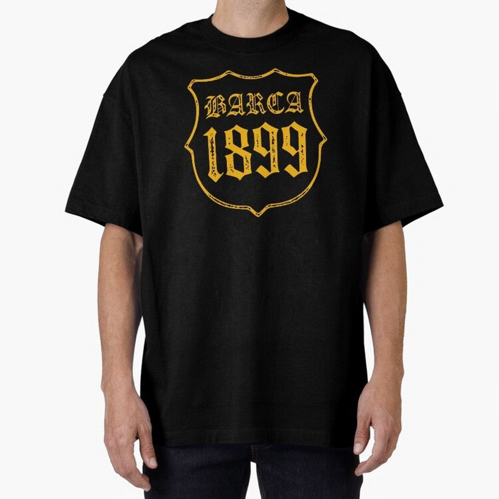 Barca 1899 Badge Classic T-Shirt Bring Home Match Day Hype around FIFA World Cup 2026 USA Canada Mexico, Neymar, Haaland and Cristiano Ronaldo, Spain, Classic Soccer Heritage, Championship Pressure, Fan Loyalty and International Pride; Built for