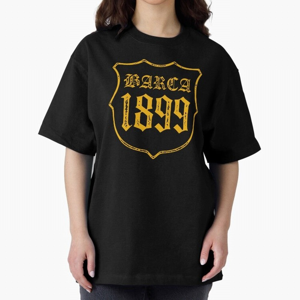 Barca 1899 Badge Classic T-Shirt Bring Home Match Day Hype around FIFA World Cup 2026 USA Canada Mexico, Neymar, Haaland and Cristiano Ronaldo, Spain, Classic Soccer Heritage, Championship Pressure, Fan Loyalty and International Pride; Built for