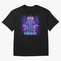 ?Argentina Football Legend Messi Cyberpunk Retro Futurist Design (Version 3) Classic T-Shirt Celebrate Classic Football Spirit in Match Day Hype around FIFA World Cup 2026, Haaland, Argentina, France and Brazil, Vintage Soccer Flavor, Modern