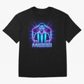 ?Argentina Football Legend Messi Cyberpunk Retro Futurist Design (Version 2) Classic T-Shirt Celebrate Classic Football Spirit in Global Football Passion for FIFA World Cup 2026 Group Stage, Highlighting Messi, Neymar and Mbappe, Argentina, Vintage