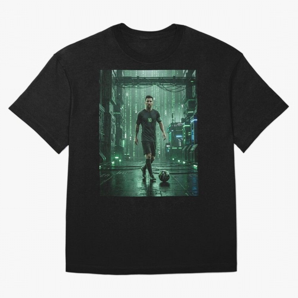The Legend Lionel Messi Inside The Matrix Realm Classic T-Shirt Cheer through Every Moment of FIFA World Cup 2026 Group Stage Spirit, Highlighting Argentina and Brazil, Neymar, Haaland and Cristiano Ronaldo, Stadium Memories, Football Loyalty,