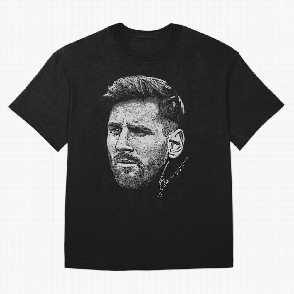 Lionel Messi Signed Boxy T-Shirt Fuel FIFA World Cup 2026 USA Canada Mexico for Fans of Mbappe and Neymar and Spain and Netherlands, Bringing Football History, Final Match Energy, Crowd Noise and Once in a Lifetime Moments; Ideal for Passionate