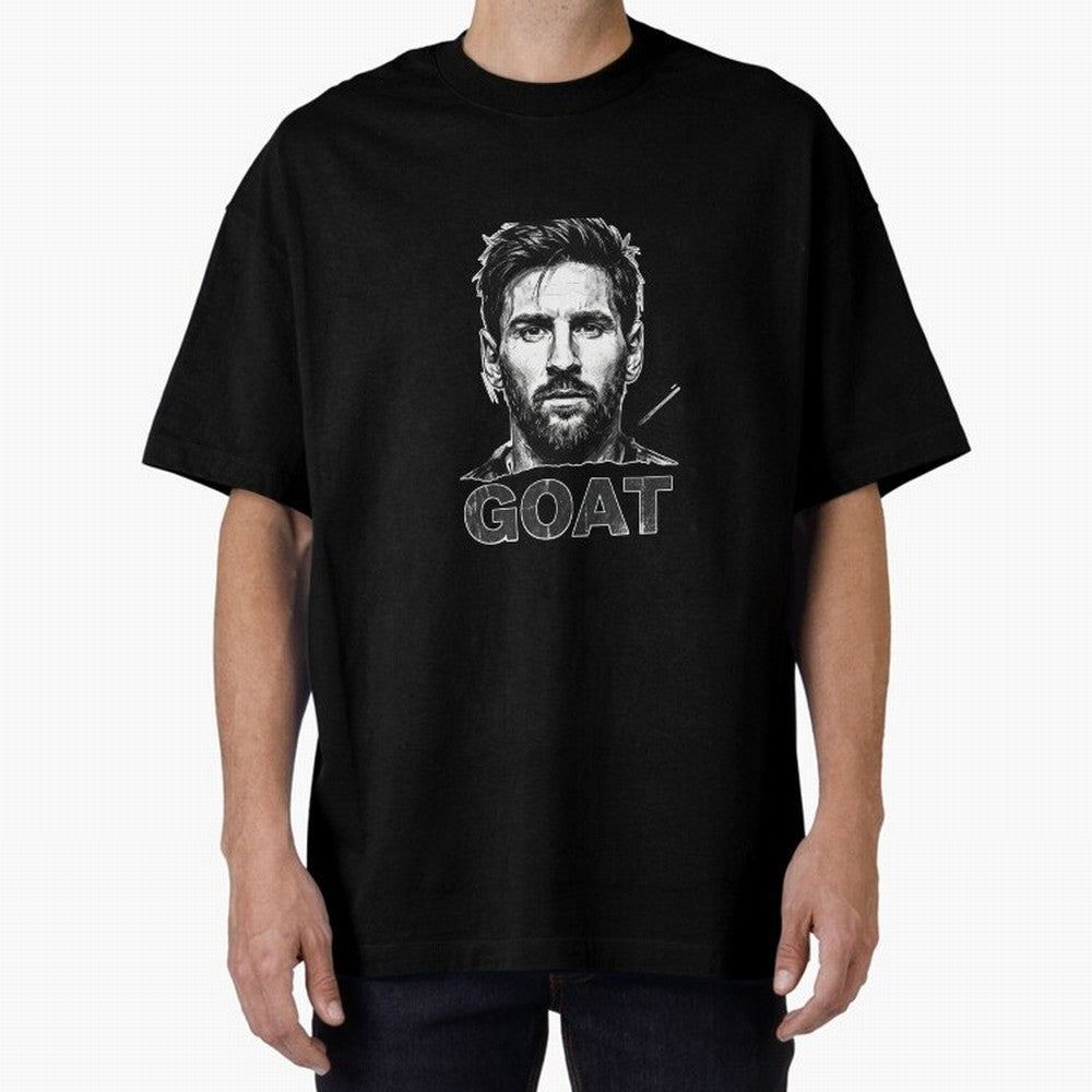 The G.O.A.T. ¨C Lionel Messi Legend Sketch Active T-Shirt Elevate FIFA World Cup 2026 Group Stage Celebrating Cristiano Ronaldo, Argentina and Brazil Energy, Supporter Pride, Iconic Celebrations, Legendary Names and Global Match Day Energy; Great