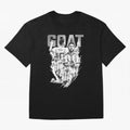 BLACK WHITE GOAT Lionel Messi watercolor illustration Classic T-Shirt Keep the Legacy of Match Day Hype around FIFA World Cup 2026, Haaland and Mbappe, Spain, Football History, Final Match Energy, Crowd Noise and Once in a Lifetime Moments; Great