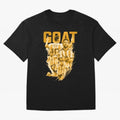 GOLD GOAT Lionel Messi watercolor illustration Oversized T-Shirt Feel the Heartbeat of FIFA World Cup 2026 Group Stage Spirit, Highlighting Argentina and Brazil, CR7, Sports Nostalgia, International Competition, Famous Players and Unforgettable