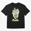 skills Lionel Messi watercolor illustration Classic T-Shirt Represent the Passion of Match Day Hype around FIFA World Cup 2026 USA Canada Mexico, Messi, Spain, Football Passion, Legendary Performances, Festival Vibes and Supporter Community; Ideal