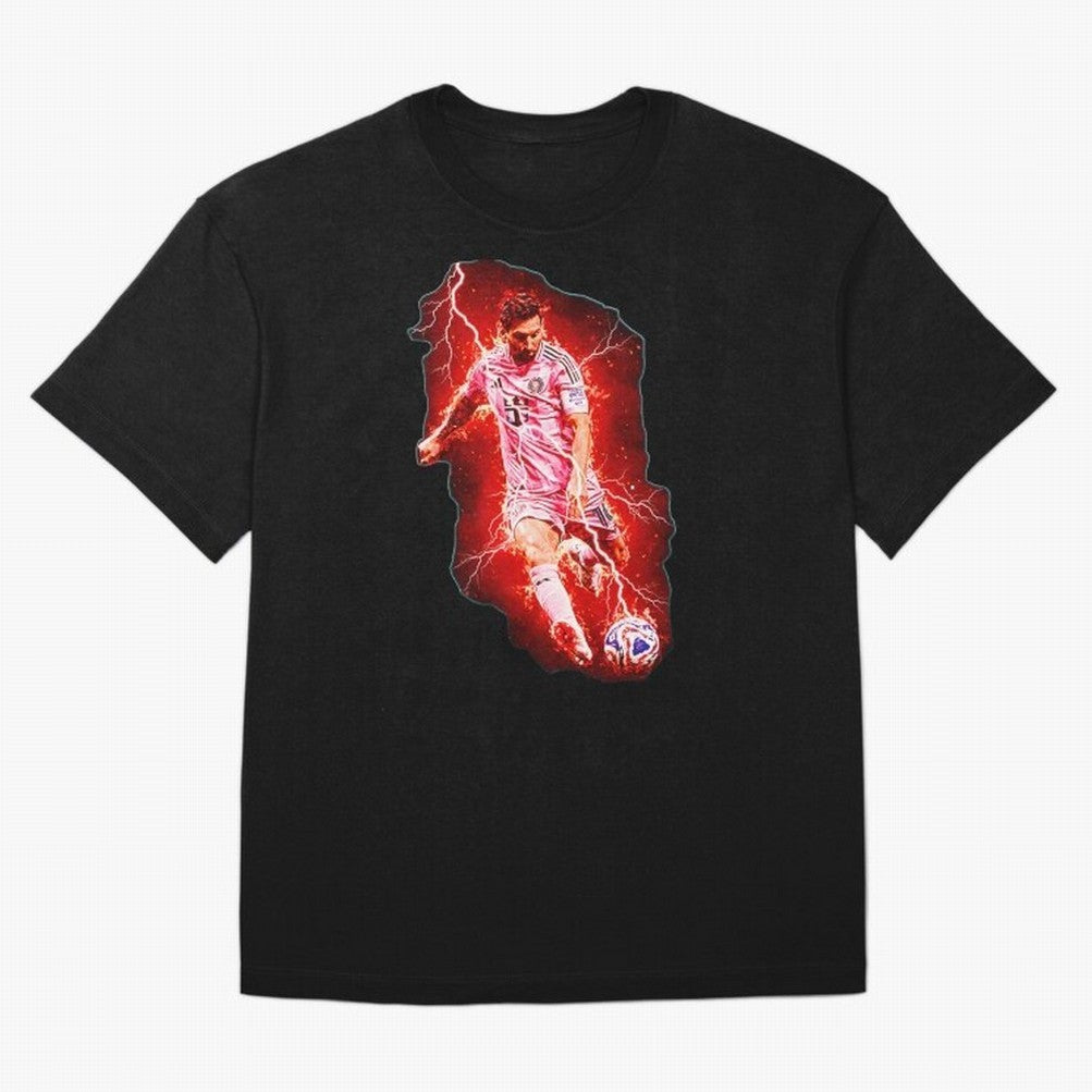 Messi The Goat (HD) High Definition Design | Exclusive Fanart Oversized T-Shirt Elevate Global Football Passion for FIFA World Cup 2026 Group Stage, Made for Messi, England, France and Netherlands, Stadium Memories, Football Loyalty, International