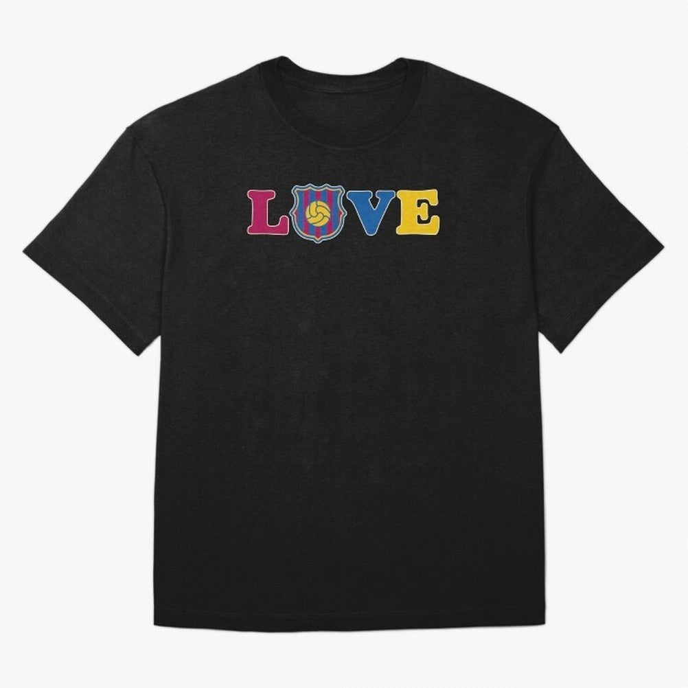 Love Barcelona Oversized T-Shirt Relive the Noise and Pride of Global Football Passion for FIFA World Cup 2026 USA Canada Mexico, Highlighting CR7, Argentina, Global Supporter Spirit, Legendary Goals, National Colors and Tournament Celebration;