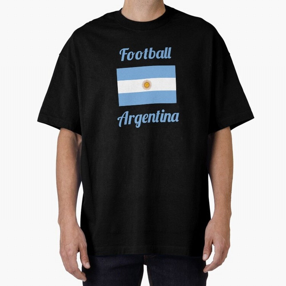 Argentina Football Flag ¨C Albiceleste Soccer Supporter Classic T-Shirt Celebrate National Team Dreams in FIFA World Cup 2026 for Fans of Cristiano Ronaldo, Haaland and CR7 and France, Bringing Football History, Final Match Energy, Crowd Noise and