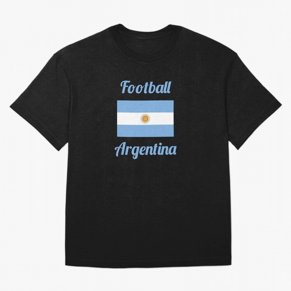 Argentina Football Flag ¨C Albiceleste Soccer Supporter Classic T-Shirt Celebrate National Team Dreams in FIFA World Cup 2026 for Fans of Cristiano Ronaldo, Haaland and CR7 and France, Bringing Football History, Final Match Energy, Crowd Noise and