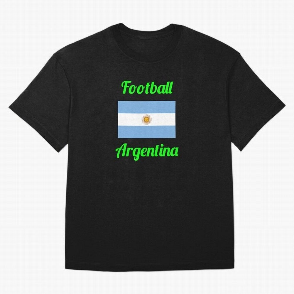 Argentina Football Flag ¨C Albiceleste Soccer Supporter Classic T-Shirt Experience the Global Stage of FIFA World Cup 2026 Group Stage for Fans of Messi and Cristiano Ronaldo and Brazil, Bringing Stadium Chants, National Pride, Trophy Dreams and