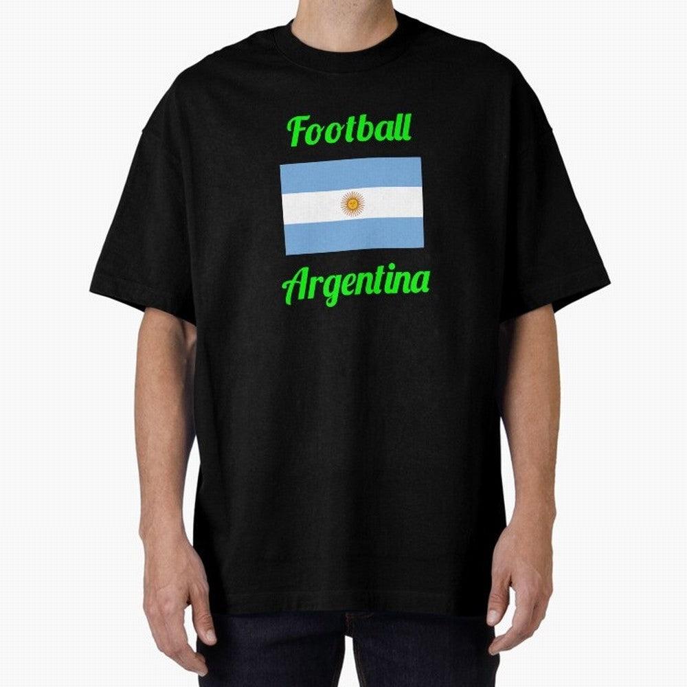 Argentina Football Flag ¨C Albiceleste Soccer Supporter Classic T-Shirt Experience the Global Stage of FIFA World Cup 2026 Group Stage for Fans of Messi and Cristiano Ronaldo and Brazil, Bringing Stadium Chants, National Pride, Trophy Dreams and