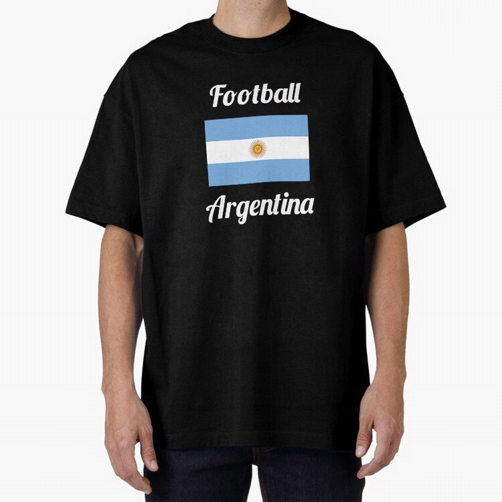 Argentina Football Flag ¨C Albiceleste Soccer Supporter Active T-Shirt Elevate Global Football Passion for FIFA World Cup 2026 Group Stage, Featuring Messi, CR7 and Mbappe, England, Match Day Excitement, Supporter Culture, Golden Goals and Global