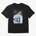 World Cup Soccer Football Lionel Messi Argentina Classic T-Shirt Turn Football Passion into Global Football Passion for FIFA World Cup 2026 Group Stage, Capturing Cristiano Ronaldo, Haaland and CR7, Argentina and Brazil, Goal Celebration Energy,