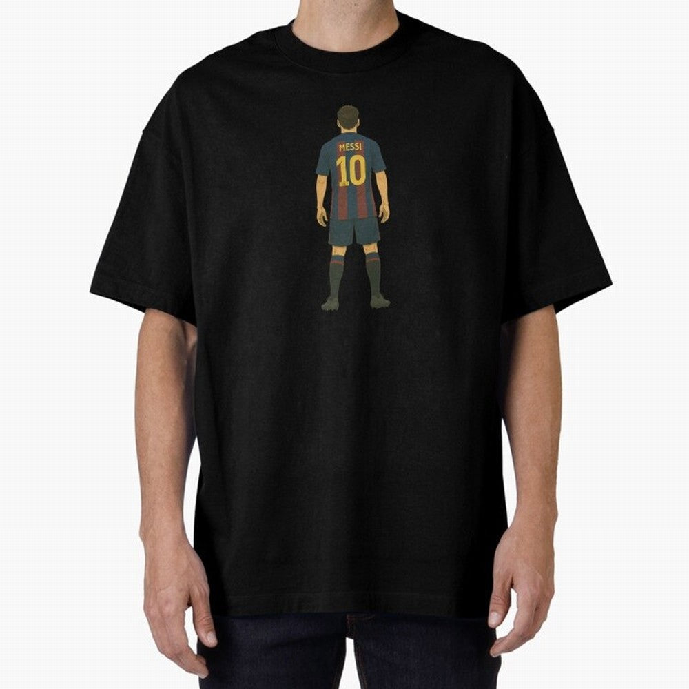 Copy of Leo Messi Oversized T-Shirt Celebrate Football Heritage in Global Football Passion for FIFA World Cup 2026 Group Stage, Celebrating Haaland, England, France and Netherlands, Championship Spirit, Famous Goals, Roaring Crowds and