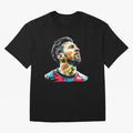Messi Oversized T-Shirt Bring Match Day Fire to FIFA World Cup 2026 Spirit, Celebrating Argentina, Cristiano Ronaldo, Soccer Culture, Superstar Moments, National Team Dreams and Competitive Fire; Great for Supporters Who Love Legendary Players,