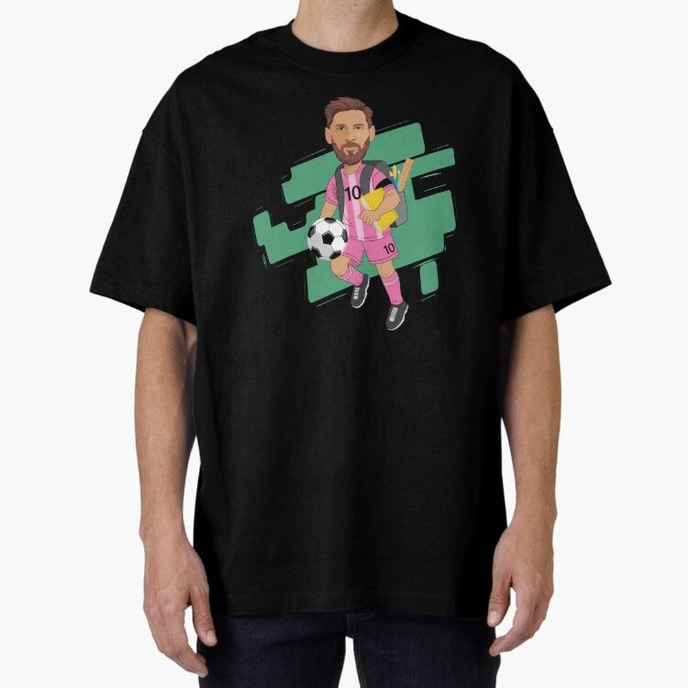 BACK TO SCHOOL - CARICATURE - LIONEL - MESSI - LEO Classic T-Shirt Support Iconic Players in FIFA World Cup 2026 Made for CR7 and Messi, Argentina, France and Brazil Energy, Football History, Final Match Energy, Crowd Noise and Once in a Lifetime