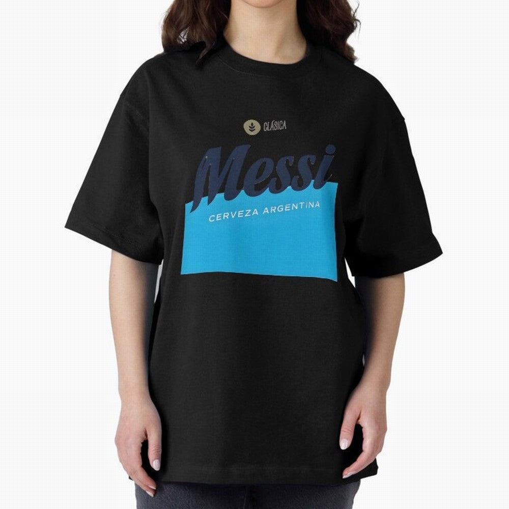Messi Cerveza Argentina Parody Sticker Classic T-Shirt Show Your Stadium Side during Global Football Passion for FIFA World Cup 2026 Group Stage, Centered on Neymar, Haaland and Cristiano Ronaldo, Netherlands, Supporter Pride, Iconic Celebrations,