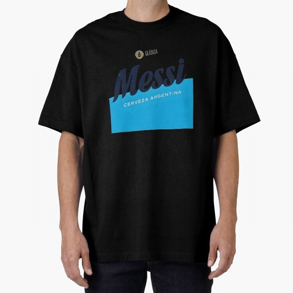 Messi Cerveza Argentina Parody Sticker Classic T-Shirt Show Your Stadium Side during Global Football Passion for FIFA World Cup 2026 Group Stage, Centered on Neymar, Haaland and Cristiano Ronaldo, Netherlands, Supporter Pride, Iconic Celebrations,