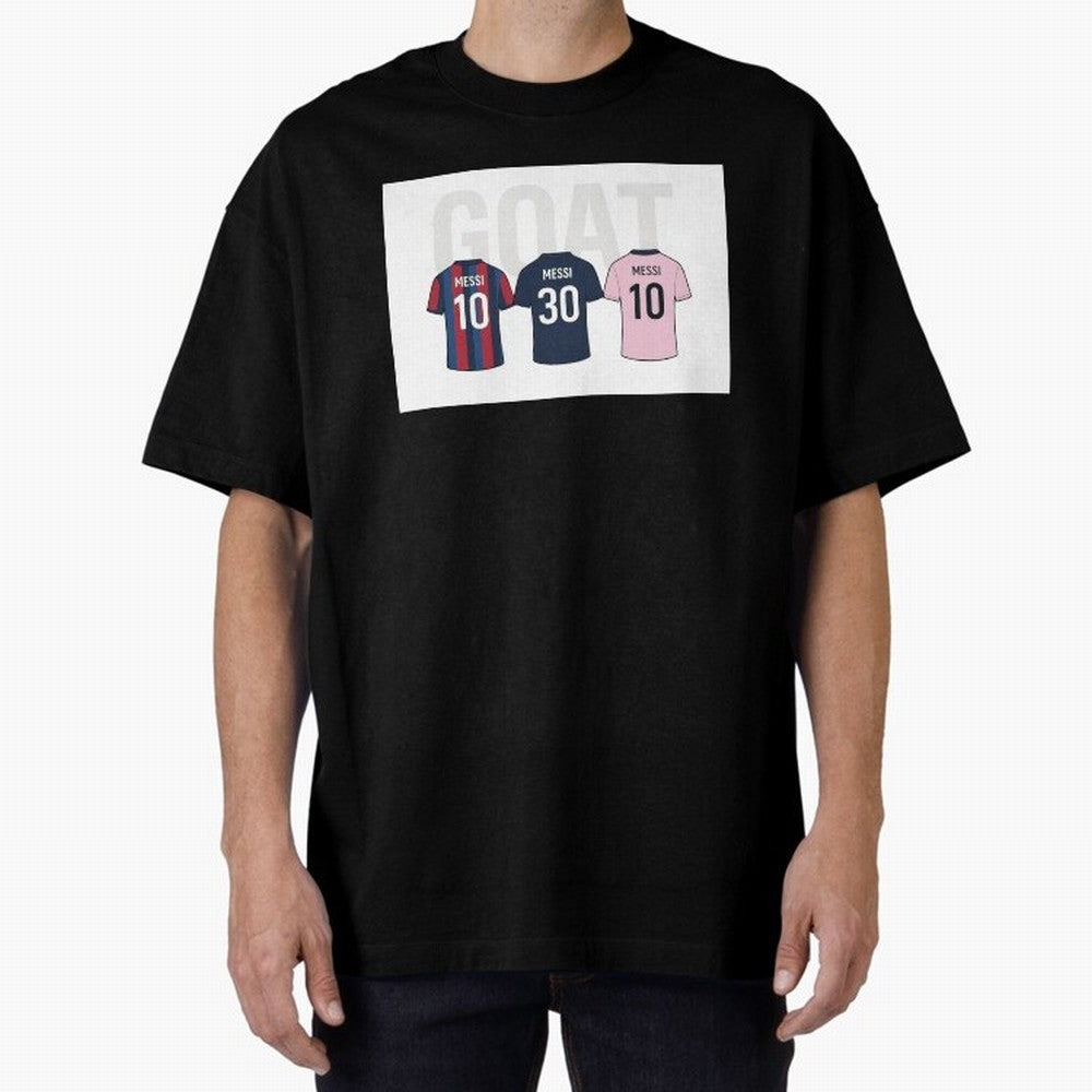 Lionel Messi the GOAT Classic T-Shirt Turn Football Passion into Global Football Passion for FIFA World Cup 2026 USA Canada Mexico, Highlighting Messi, CR7 and Mbappe, Brazil, Portugal and Argentina, Vintage Soccer Flavor, Modern Football Stars,