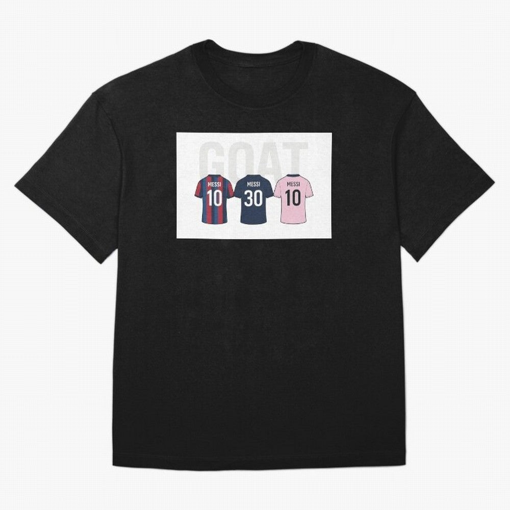 Lionel Messi the GOAT Classic T-Shirt Turn Football Passion into Global Football Passion for FIFA World Cup 2026 USA Canada Mexico, Highlighting Messi, CR7 and Mbappe, Brazil, Portugal and Argentina, Vintage Soccer Flavor, Modern Football Stars,