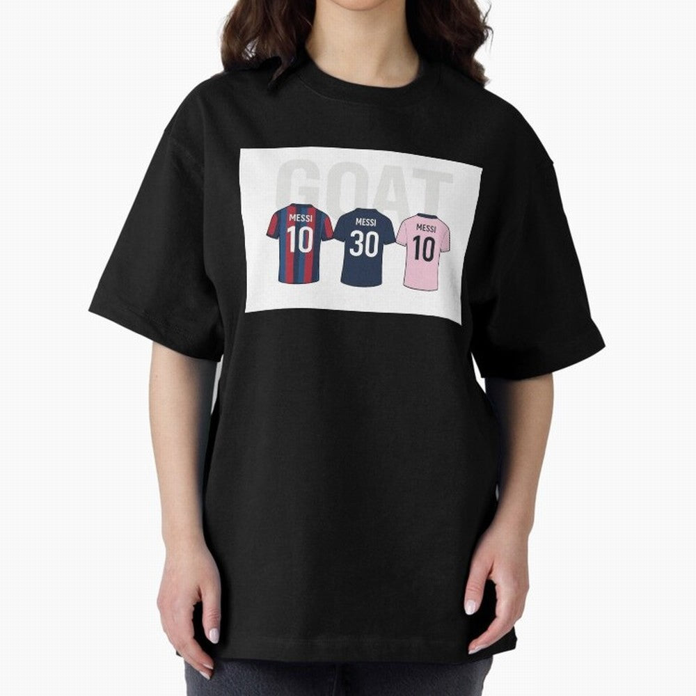 Lionel Messi the GOAT Classic T-Shirt Turn Football Passion into Global Football Passion for FIFA World Cup 2026 USA Canada Mexico, Highlighting Messi, CR7 and Mbappe, Brazil, Portugal and Argentina, Vintage Soccer Flavor, Modern Football Stars,