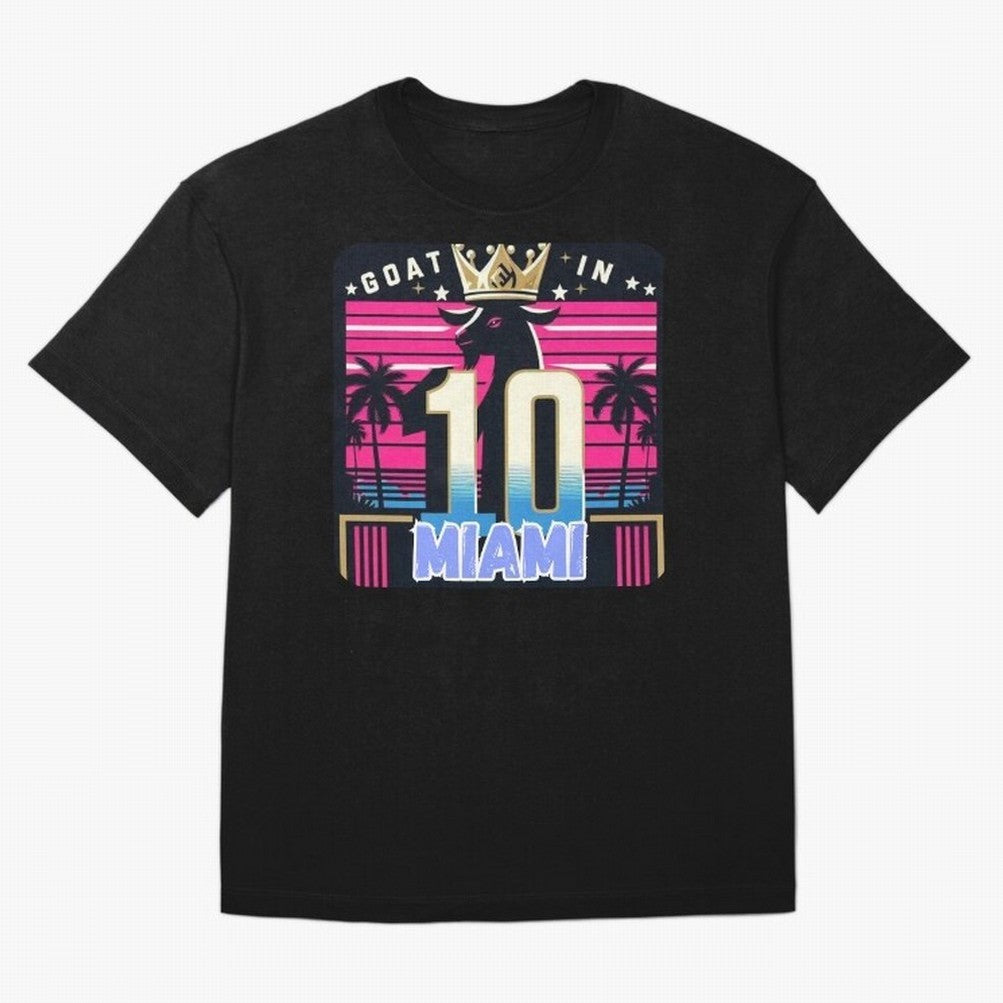 GOAT IN MIAMI | Messi Classic T-Shirt Back the Journey through FIFA World Cup 2026 USA Canada Mexico Built around Mbappe and Neymar, Brazil, Portugal and Argentina Energy, Champion Mindset, Group Stage Buzz, Knockout Tension and Passionate Fan