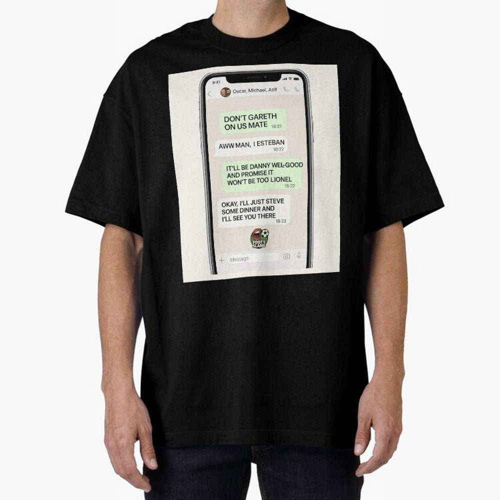 Football Slang WhatsApp Banter ¨C Classic Footy Chat Art Classic T-Shirt Bring International Match Energy to Global Football Passion for FIFA World Cup 2026 Group Stage, Driven by Messi, CR7 and Mbappe, Brazil, Global Supporter Spirit, Legendary