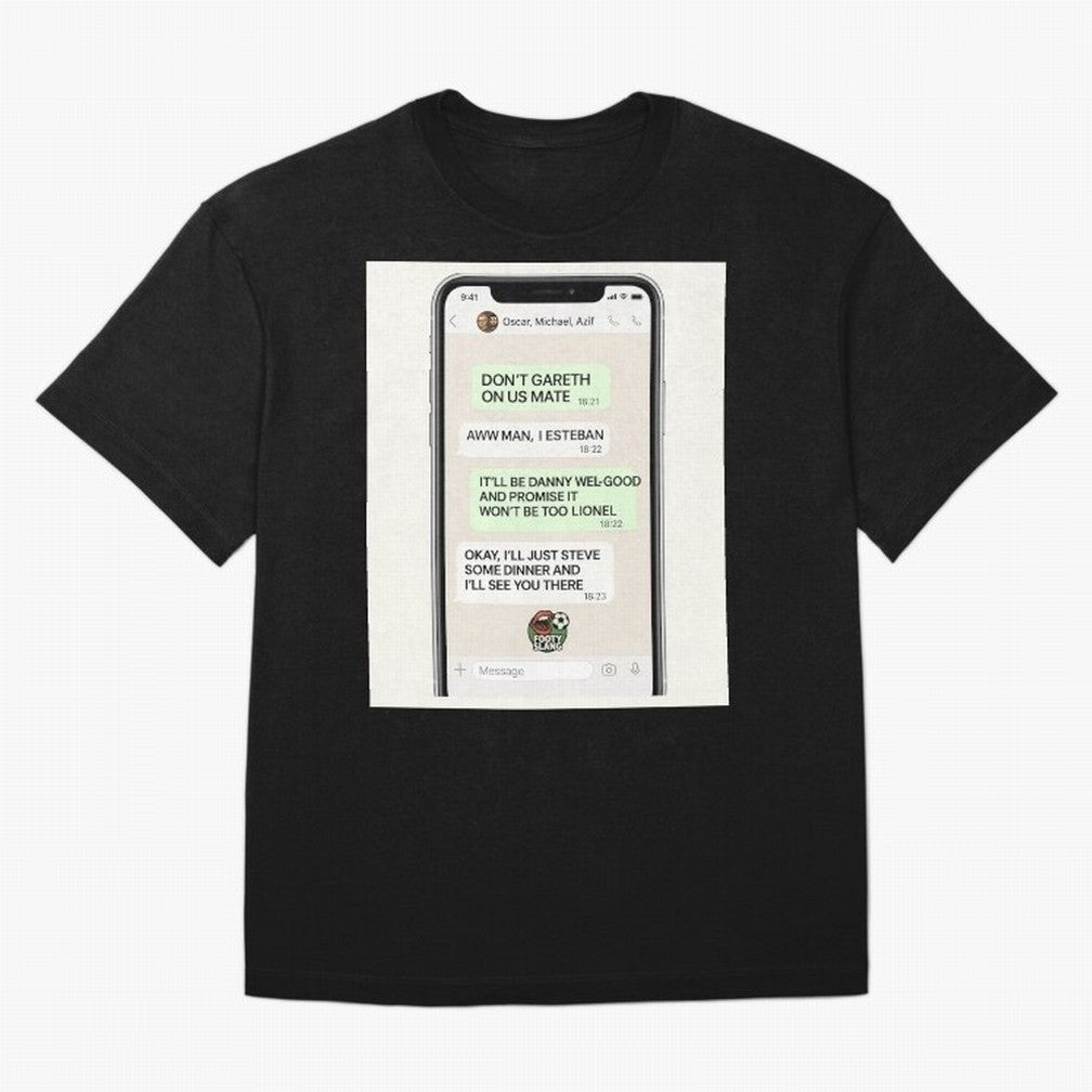 Football Slang WhatsApp Banter ¨C Classic Footy Chat Art Classic T-Shirt Bring International Match Energy to Global Football Passion for FIFA World Cup 2026 Group Stage, Driven by Messi, CR7 and Mbappe, Brazil, Global Supporter Spirit, Legendary