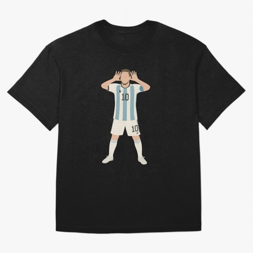 Leo Messi World Cup Celebration Classic T-Shirt Make Game Day About Global Football Passion for FIFA World Cup 2026 USA Canada Mexico, Highlighting CR7 and Messi, Argentina, Champion Mindset, Group Stage Buzz, Knockout Tension and Passionate Fan