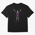 Leo Messi Celebration Sticker Oversized T-Shirt Make Memories around FIFA World Cup 2026 Built around Neymar, Haaland and Cristiano Ronaldo, Portugal, Spain and Germany Energy, Tournament Hype, Historic Matchups, Family Viewing Parties and Global