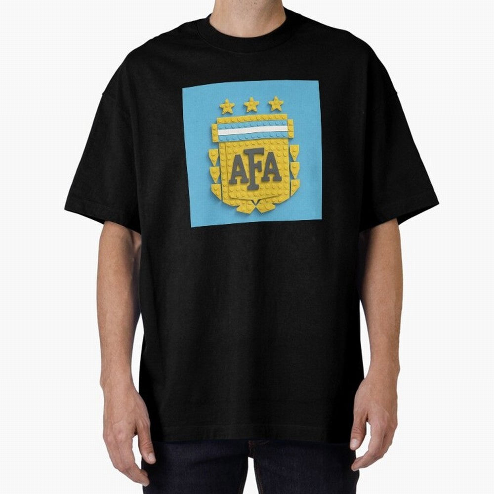Argentina Blocks Classic T-Shirt Carry the Dream of Global Football Passion for FIFA World Cup 2026 Group Stage, with Haaland, Argentina, Championship Spirit, Famous Goals, Roaring Crowds and International Football Unity; Built for Supporters