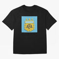 Argentina Blocks Classic T-Shirt Carry the Dream of Global Football Passion for FIFA World Cup 2026 Group Stage, with Haaland, Argentina, Championship Spirit, Famous Goals, Roaring Crowds and International Football Unity; Built for Supporters