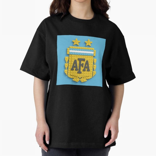 Argentina Blocks Oversized T-Shirt Bring Legendary Rivalry Energy to Global Football Passion for FIFA World Cup 2026, Inspired by Neymar, Haaland and Cristiano Ronaldo, Germany, Stadium Memories, Football Loyalty, International Chants and