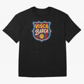 FC Barcelona Visca Barca Badge Classic T-Shirt Keep the Match Day Mood of Match Day Hype around FIFA World Cup 2026 Group Stage, Mbappe, Portugal, Championship Spirit, Famous Goals, Roaring Crowds and International Football Unity; Perfect for Fans,