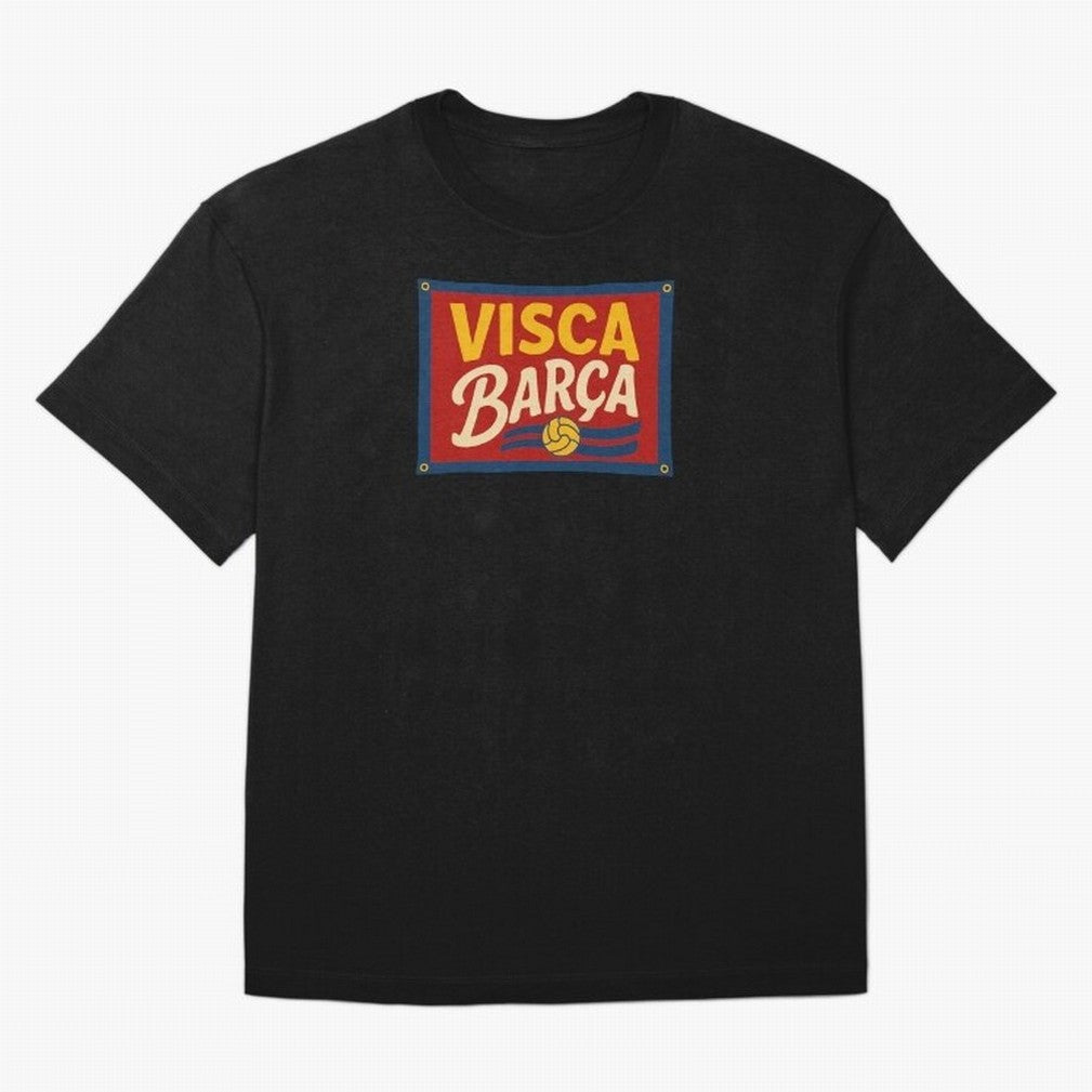 FC Barcelona Visca Barca Oversized T-Shirt Turn Up for the FIFA World Cup 2026 Group Stage Journey through CR7 and Messi Highlights, England and Germany Pride, Goal Celebration Energy, Supporter Heritage, Football Icons and Worldwide Tournament